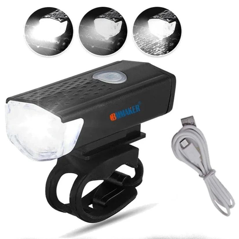 Lanterna para Bike Recarregável Impermeável LED