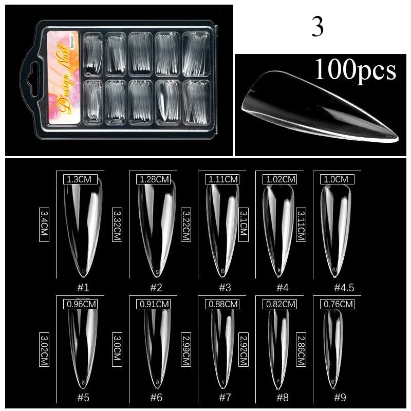 Molde F1 Curvatura C em Gel para extensão profissional de unhas. Aperfeiçoe seu estilo com facilidade. Ideal para uso pessoal ou profissional.