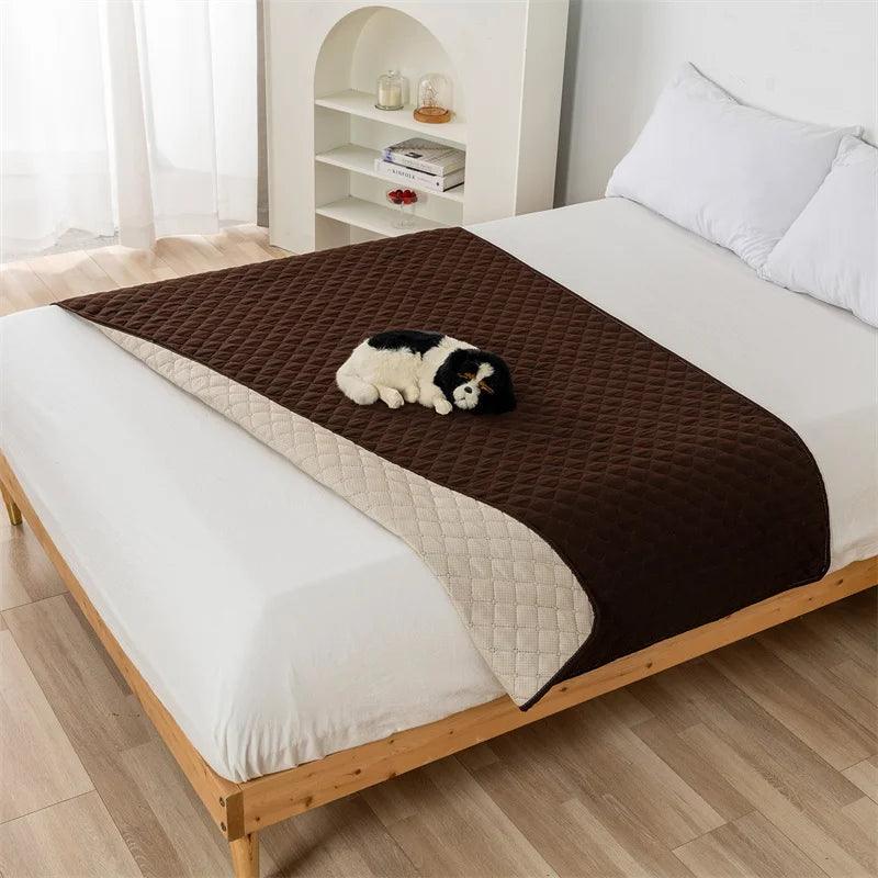 Protetor de Cama e Sofá Impermeável  Pet- Praticidade e conforto garantidos para uma cama perfeita.