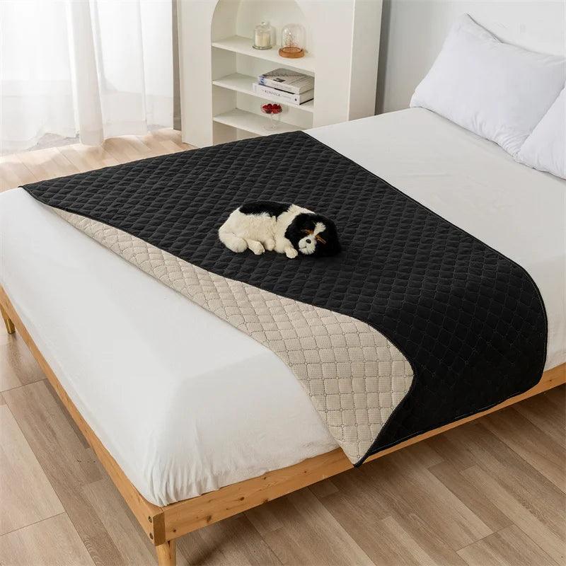 Protetor de Cama e Sofá Impermeável  Pet- Praticidade e conforto garantidos para uma cama perfeita.